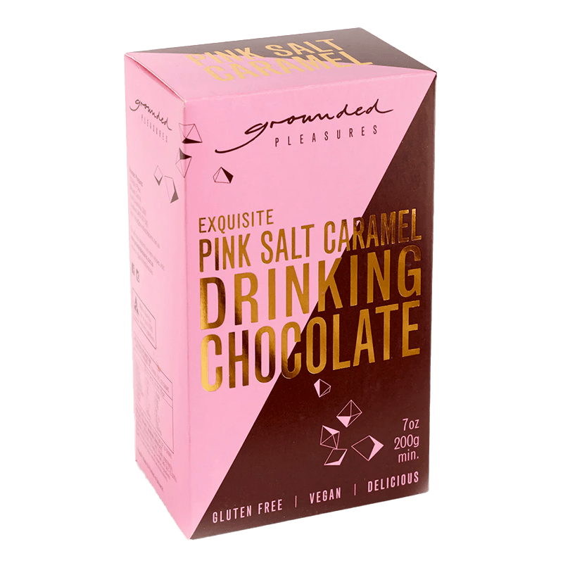 Grounded Pleasures - Pink Salt Caramel Drinking Chocolate